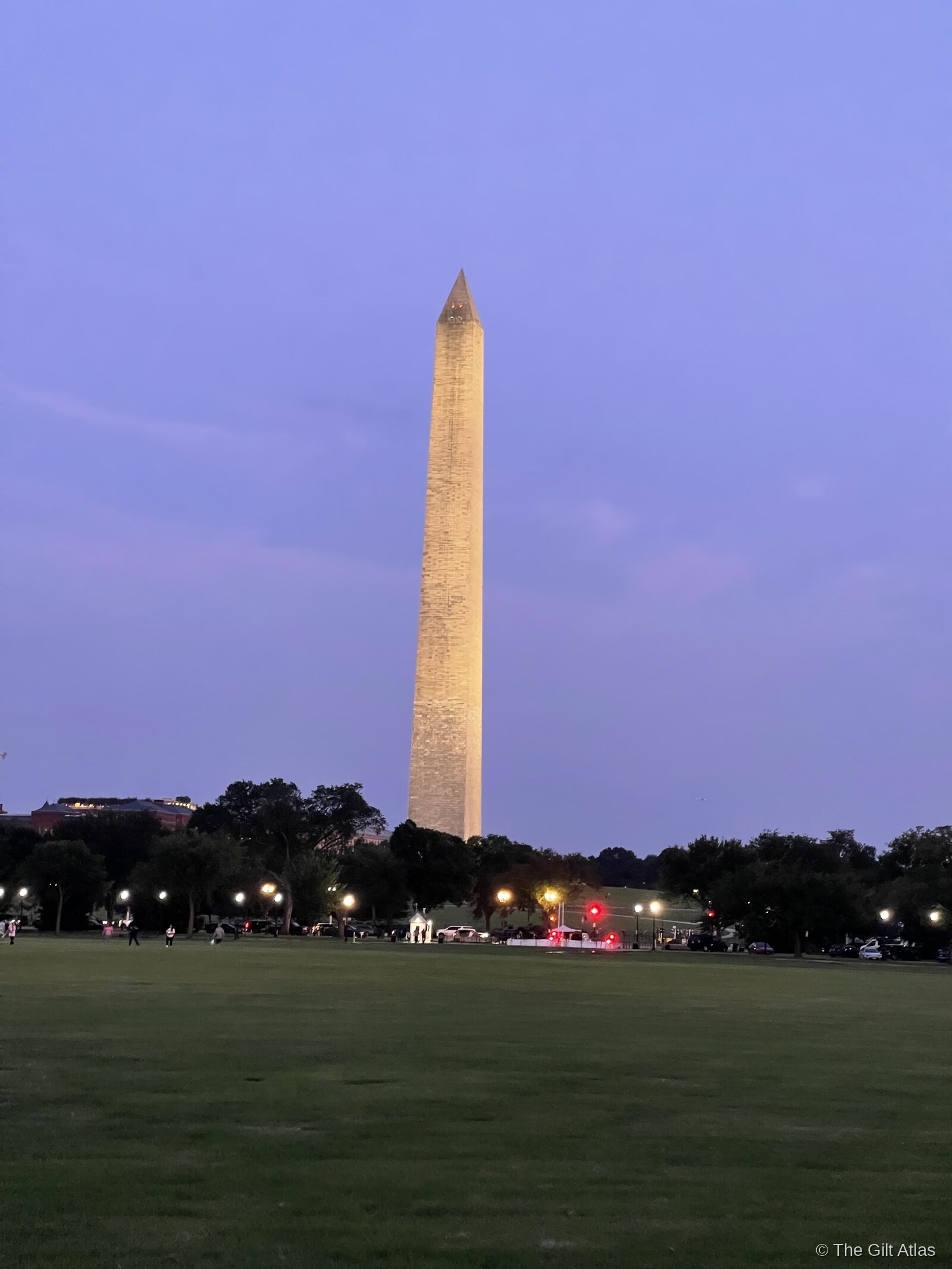 Washington Monument at dusk, National Mall